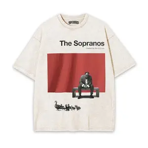 Vintage RETRO STYLE SOPRANOS GRAPHIC T-SHIRT Graphic 90s Movie Tees, Best Movie Trendy Clothing, Merch TV Show T-Shirt Cotton Unisex Crew Neck