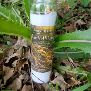 Bayou Alchemy ~ Earth Alchemy Intention Candle for Grounding Stability & Manifestation Rituals
