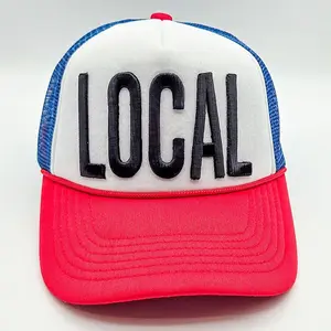 LOCAL Puff Embroidered HAT/POCKET Patch