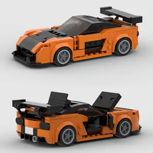 Sport Car Model Building Toy Set, 276 Pcs Classic Racing Car Replicas, Ideal Christmas Gift Birthday Present, Speed Champion Fan Collection, Building Block Sets