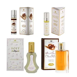 (4pc Bundle Pack) 50ml Choco Musk + 35ml Soft + 6ml Choco Musk + 6ml Soft - Perfume Spray by Al-Rehab
