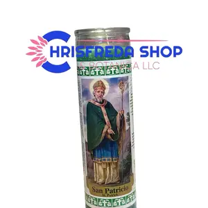 St Patrick Candle, Haitian Vodou, 21 Divisions, Hoodoo, Conjure, Magic, Witchcraft
