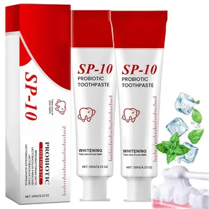 2Pcs SP-10 Toothpaste for Oral Health Management Fresh Breath Alcohol-Free Convenient Single Item Pack Type