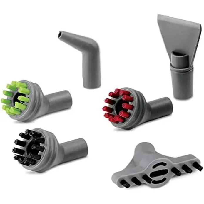 6 Pack for Bissell SteamShot Hard Surface steam Cleaner 39N7A 39N7V 39N7H 2994B Replacement Parts (3 Hard Brushes + 1 Wall Crevice Brush + 2 Multi-Surface Tools)...