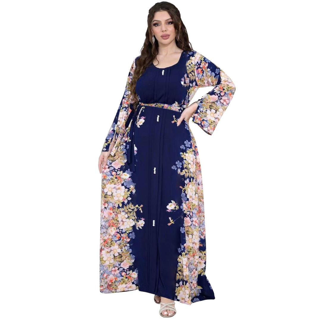 Elegant Muslim Maxi Dress – Modest Middle Eastern Fashion