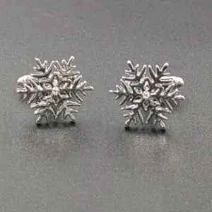 Silver Starburst Cufflinks