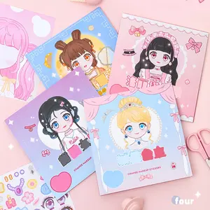 Princess Theme Sticker Book, Fun DIY Activity Stickers, Birthday Easter Valentine Christmas Gifts, Creative Cute Girls Toys, Blue