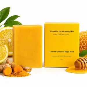 Honey Glow Brightening Soap with Turmeric & Kojic Acid – Brighten Skin & Gentle Exfoliation