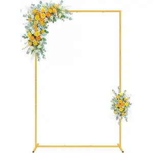 Metal Arch Background Stand, Wedding Arch Frame Holder, Wedding Arched Backdrop for Host Ceremony, Birthday Party, Graduation, Baby Shower, Anniversary Decor, Party Decoration Supplies