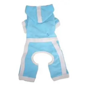 Blue Terry Hoody Pet Jumper