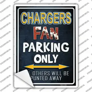 Chargers Novelty Rectangle Sticker Decal