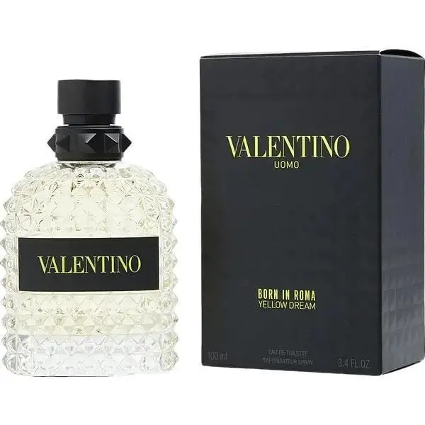 Valentino Uomo Born In Roma Yellow Dream for Men Eau de Toilette Spray, 3.4 Ounce