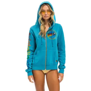 AVIATOR NATION ASPEN HOODIE - TEAL