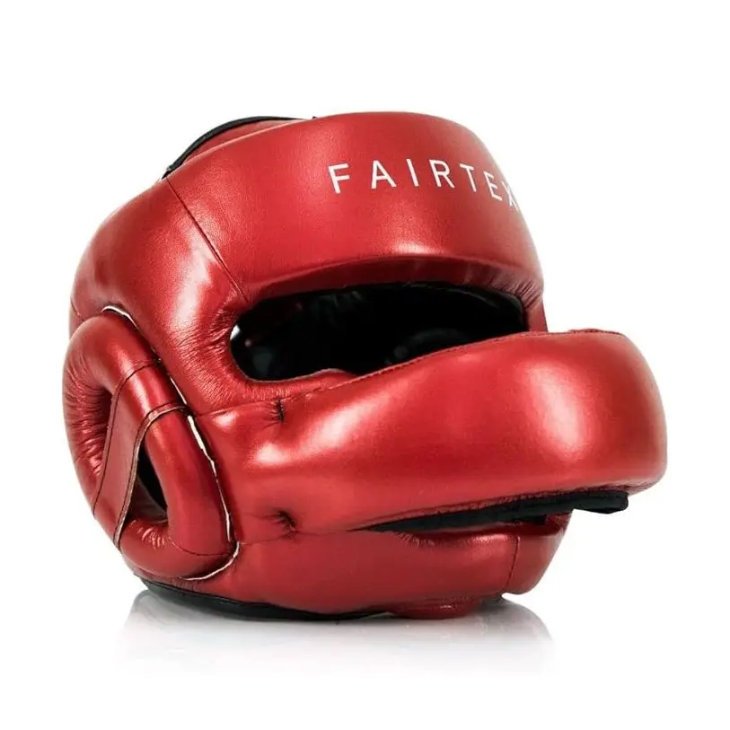 Pro Sparring Headgear in High-Quality Microfiber with Adjustable Straps, Designed for Improved Vision and Optimal Shock Absorption