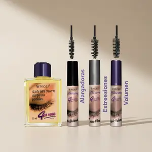 Prosa Ultimate Lash Kit – Lash Growth Oil 15ml + 3 Mascaras for Lengthening Volumizing & Professional Finish – Buildable Formulas for Bold Eye-Catching Look - Makeup