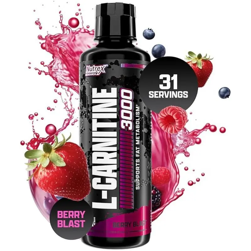 Nutrex L-Carnitine 3000 - Liquid L-Carnitine Supplement (31 Servings)