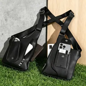 【FathersDayGift】Anti Theft Concealed Double Storage Underarm Bag For Men, Multi Purpose Tactical Holster With Hidden Pocket, Practical Carry Pouch For Travel, Outdoor, Garden And Pottery Transport