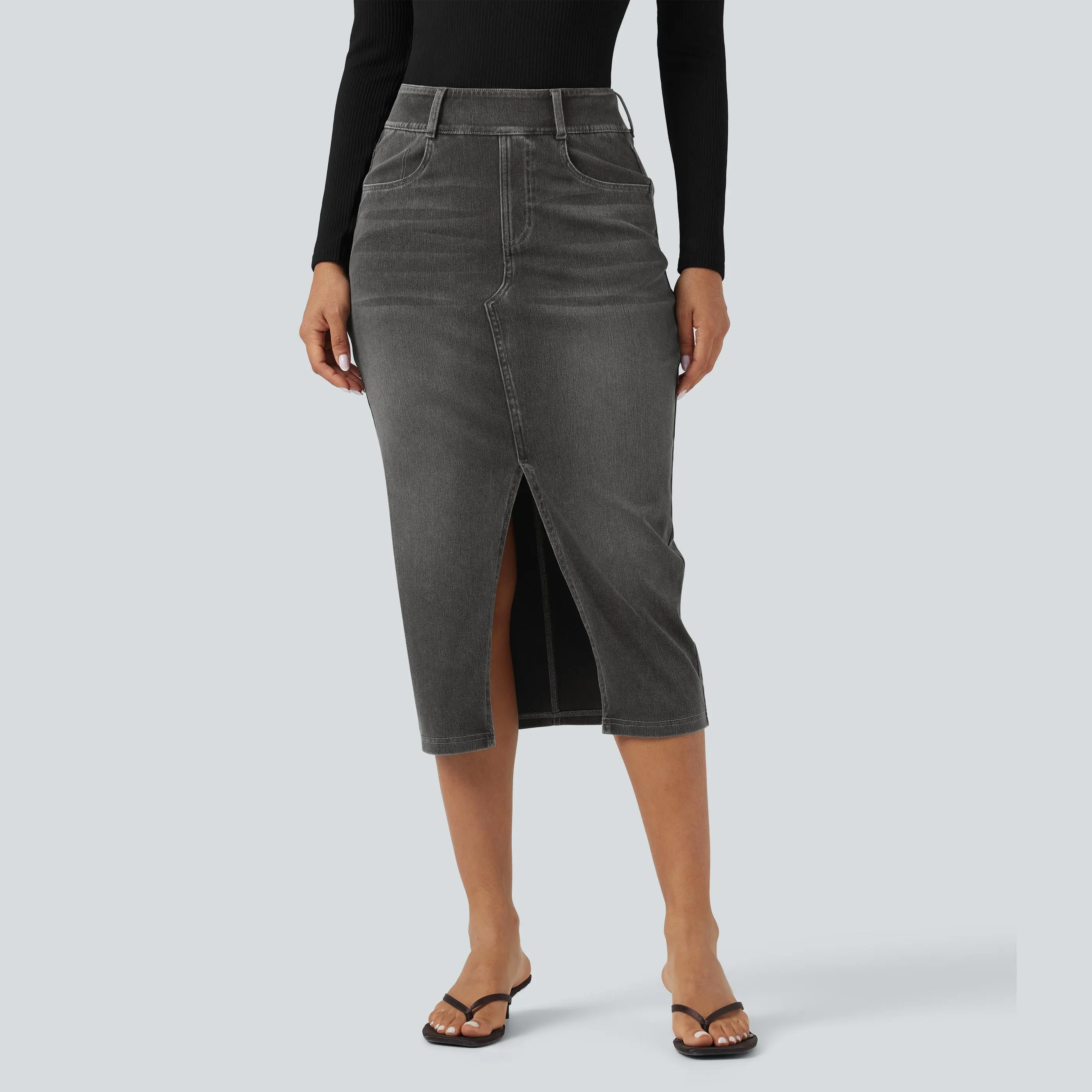 Charcoal Black Denim