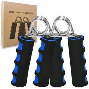 Hand Grip Strengthener Set, Finger Gripper - Soft Foam Hand Exerciser for Quickly Increasing Wrist Forearm and Finger Strength, 2 Pack