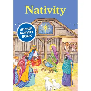 Nativity Sticker Activity Book (Dover Little Activity Books: Christmas) Paperback – Sticker Book, July 5, 2001