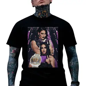 Stephanie Vaquer Rhea Ripley T-Shirt, Wrestling Tee,  Sports Shirt, W/W/E, Workout Tshirt, Men Gifts, Graphic Tees, Classic Green, Full Color, Full Sizes, For Men, For Woman