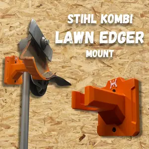 STIHL Kombi Lawn Edger Attachment Compatible Wall Mount Hanger (for Kombi Model FCS-KM)