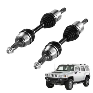VEVOR CV Axle Shaft Assembly, 2 Pieces Front Left & Right Side (Driver and Passenger Side), Automotive Replacement CV Joint Axles Pair Compatible with 2006-2010 Hummer H3, Alloy Steel & Carbon Steel