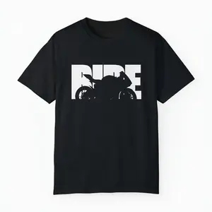 100% Cotton Bike Motorcyclist Apparel Motorcycle Rider Biker Men Women T-Shirt