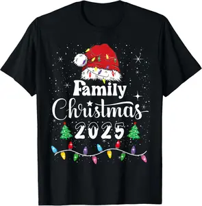 Family Christmas 2025 Matching Outfit Xmas Men Women T-Shirt