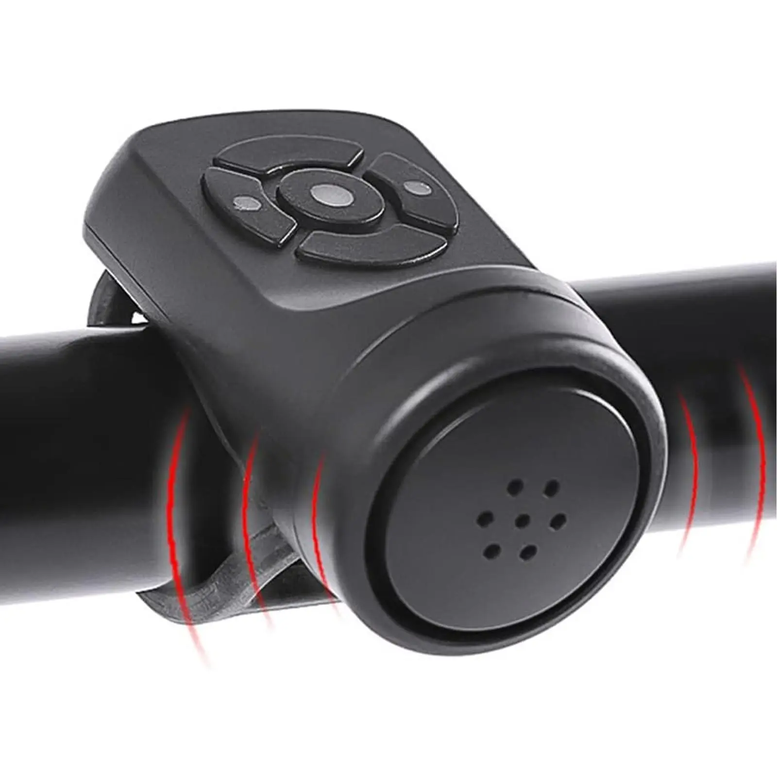 Bicycle Horn, 140db Loud Bicycle Bell with Vibration Alarm, Rechargeable Waterproof Smart Universal Fit Bicycle Horn, Bicycle Accessories for Mountain Bike, Outdoor Sports Equipment