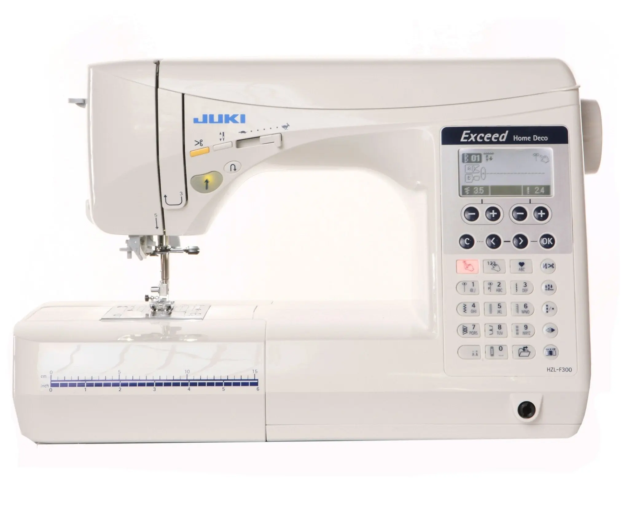 Juki HZL-F300 Sewing & Quilting Machine | 106 Stitches, Box Feed Technology, LCD Control