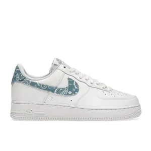 Nike Women's Air Force 1 Low '07 Essential White Worn Blue Paisley, from StockX