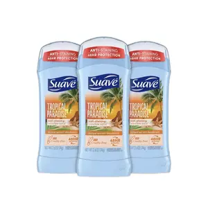 Suave Tropical Paradise Deodorant Stick for Women, 48H Protection, 2.6 Oz Ea (Pack of 3) Suave Tropical Paradise Deodorant Stick for Women, 48H Protection, 2.6 Oz Ea (Pack of 3)