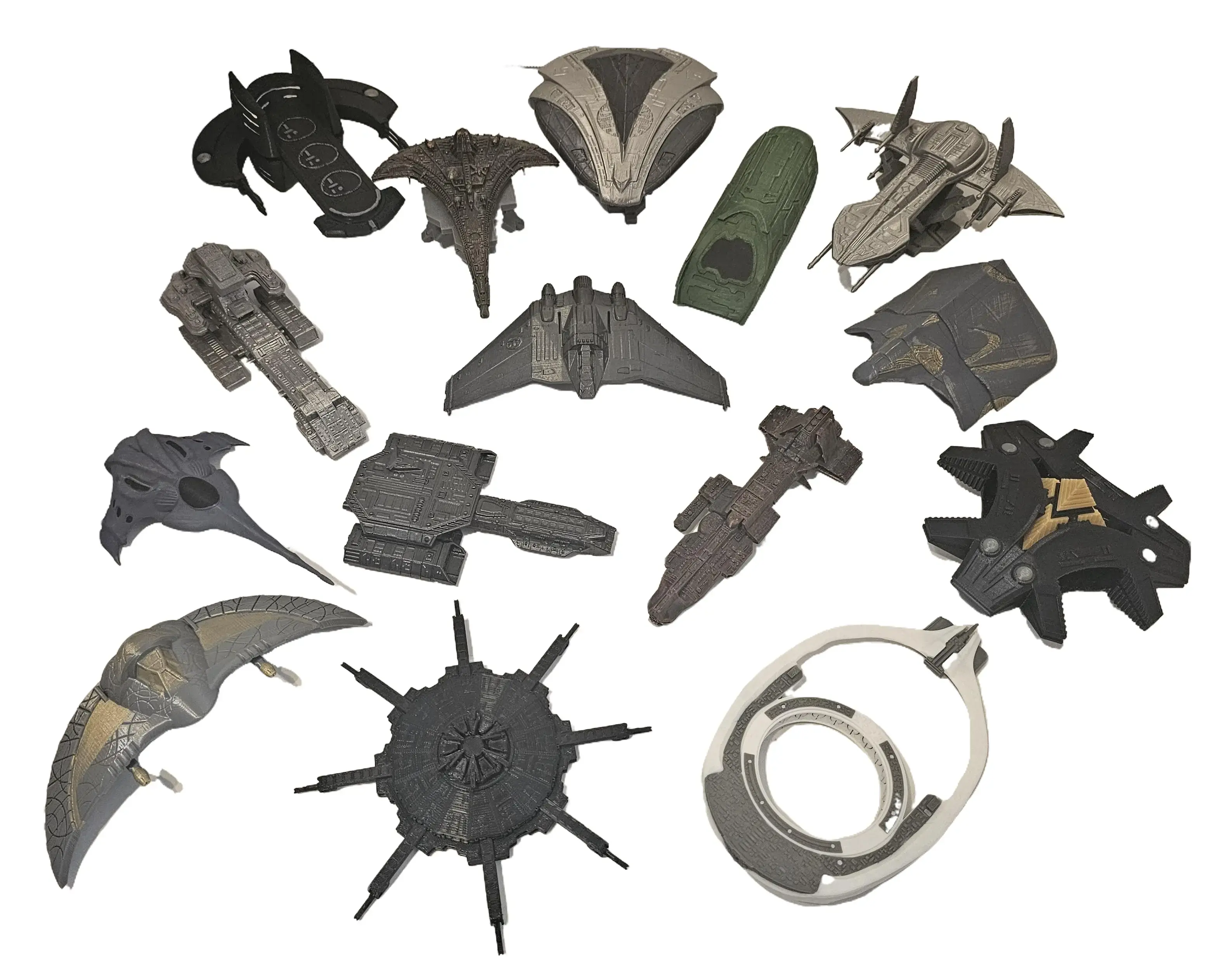 Stargate Ships Collection - 15 Ship Models Available - Collectible Display Models - Includes Custom Ship Stand