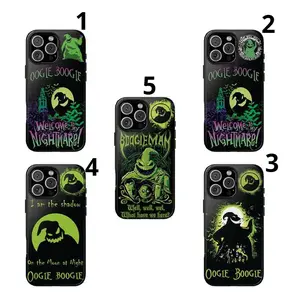 Oogie Boogie Welcome To Nightmare Christmas Two-In-One Film Case - Durable, Shock-Absorbing, and Trendy Protection - for iPhone17 16, 15, 14, 13, 12 Plus, Pro, Max, and Samsung S25-22 Perfect Birthday Gift for Friends