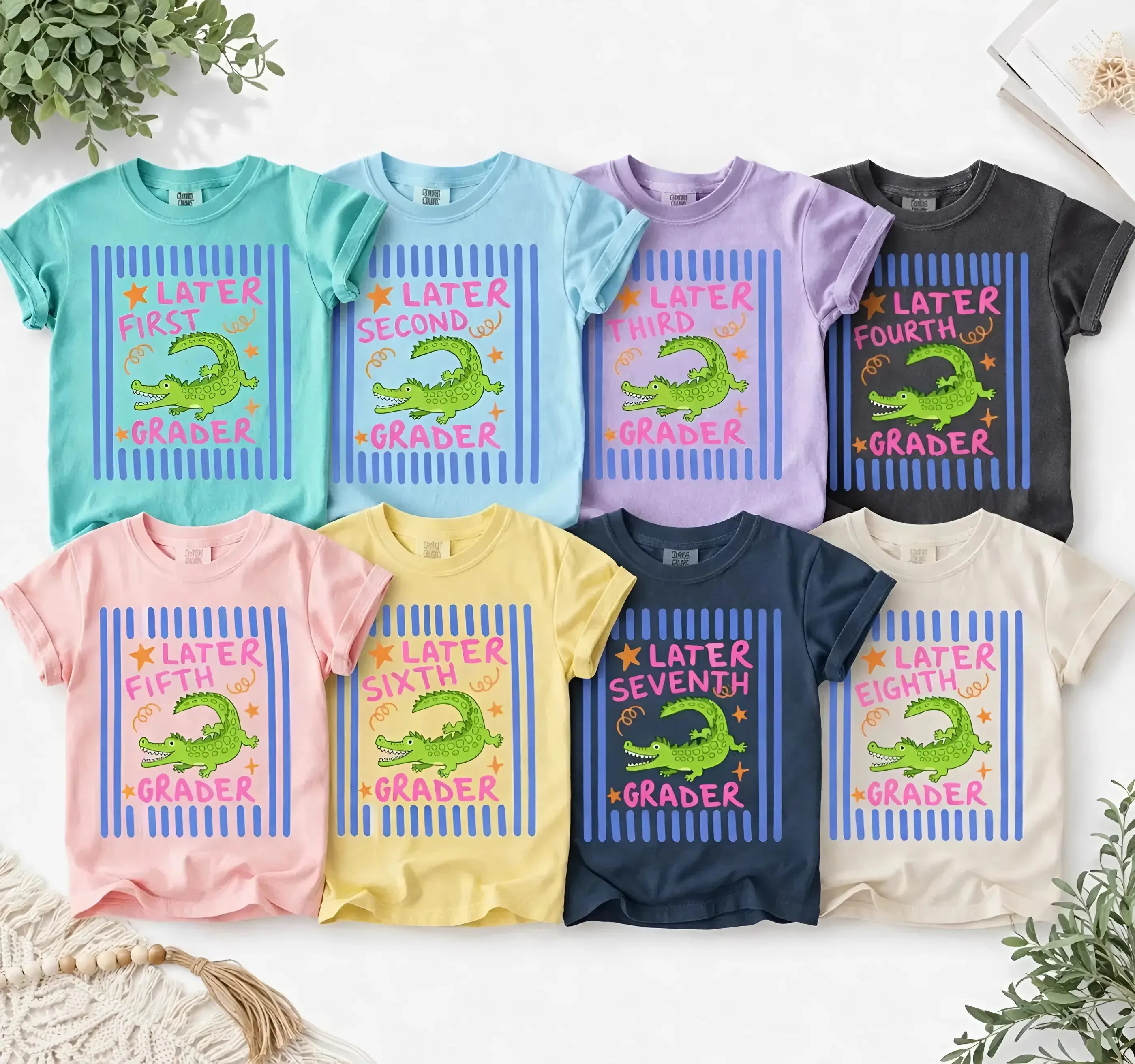 Later Gator Last Day Of School Shirt – 1st-8th Grade Youth Tee, Cute End Of School Year Shirt,Student Outfit, Fun Summer Break Shirt