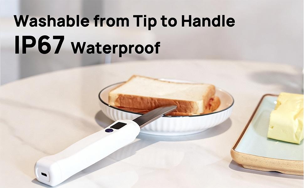 Electric Heating Butter Slicer, Heating Blade, 304 Stainless Steel Butter Knife, Bread and Toast Spreading Knife, Cream Knife, Western Cuisine Cheese Knife
