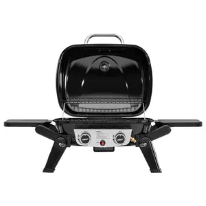 Royal Gourmet 2-Burner Portable Propane Gas Grill, Tabletop Gas Grill for Outdoor Cooking & Grilling with Foldable Side Tables barbecuegrill