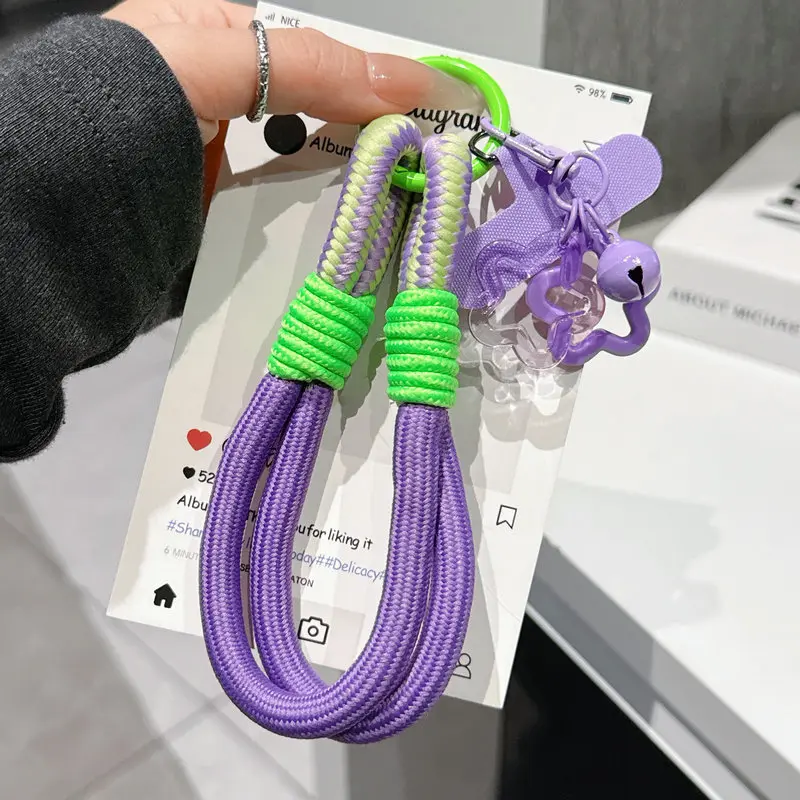 Purple and green color two-color spell purple