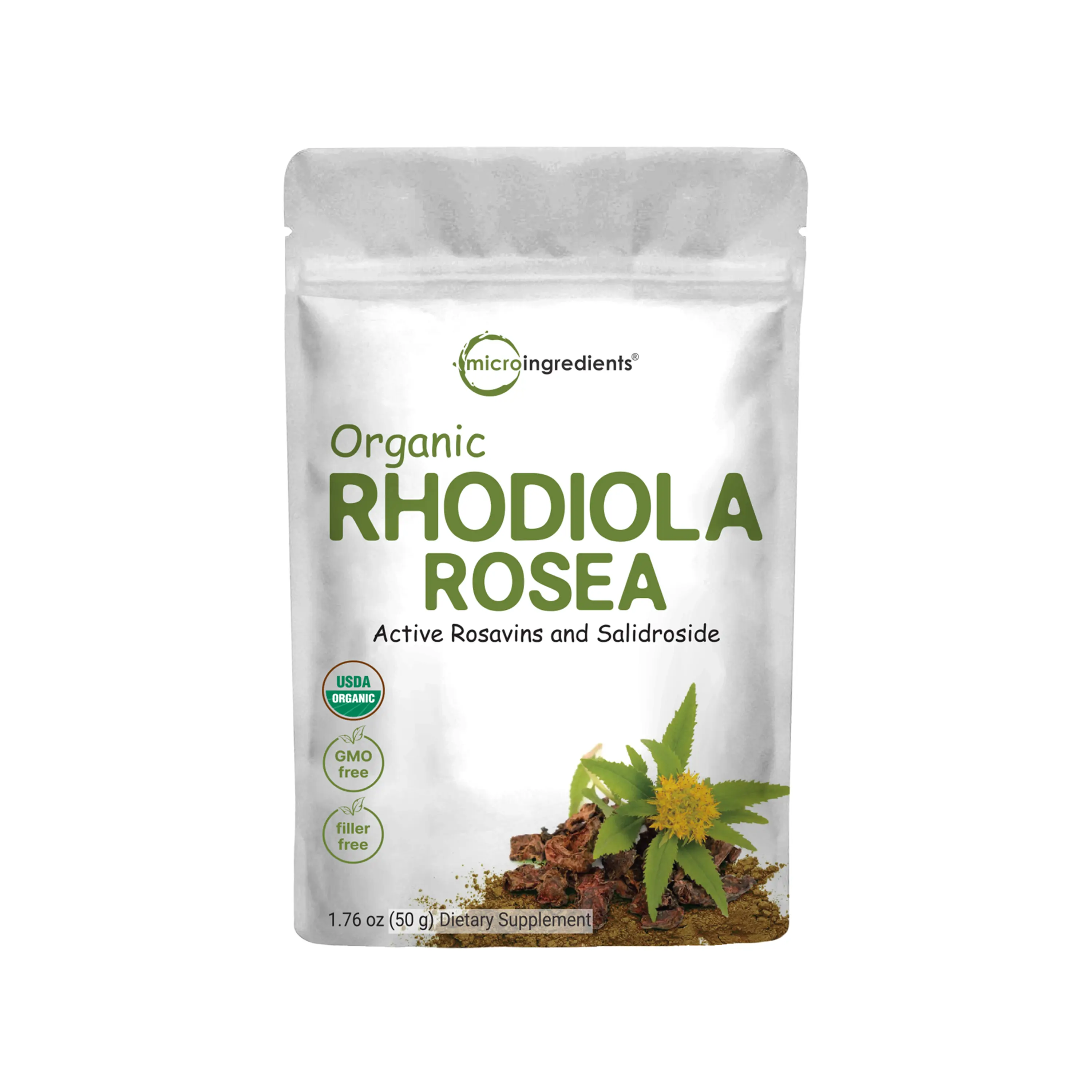 Micro Ingredients Rhodiola Rosea Powder, 50g Micro Ingredients Rhodiola Rosea Powder, 50g