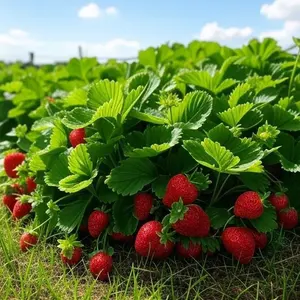1000pcs Organic Strawberry Seeds – Sweet, Juicy Berries for Backyard & Patio Gardening