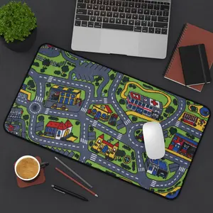 [SALE UP TO 45%] City Carpet Nostalgia Mousepad _ 90s 2000s Nostalgia Gift, 90s Mousepad, Gaming Mousepad, Keyboard Mat, Mouse Mat, Office Decor