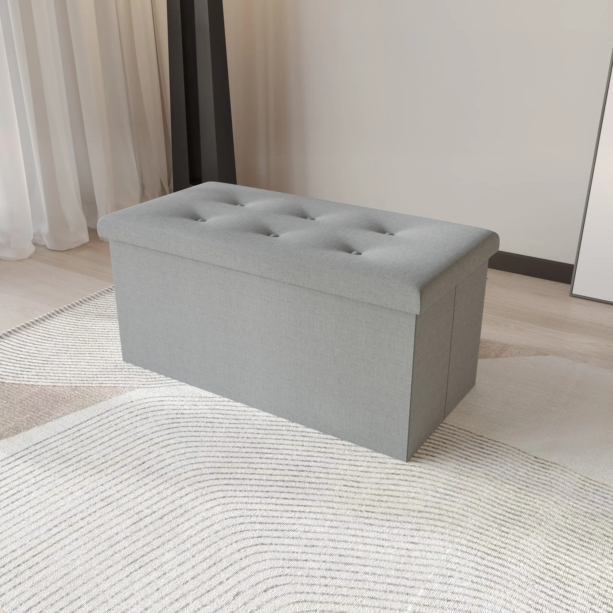 30" Gray Linen (Without Pocket)