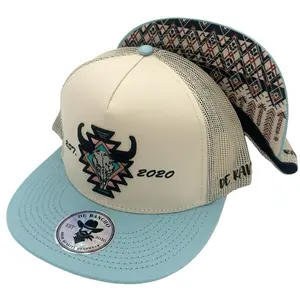 De Rancho CRÁNEO HAT (Blue/Cream) DR055