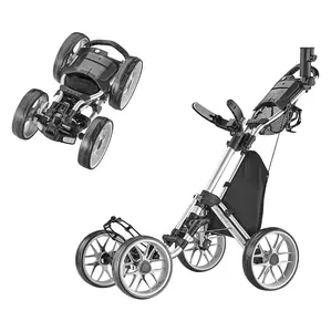 CaddyCruiser ONE V8 4-Wheel Golf Push Cart | Ultra-Lightweight Under 17 lbs | One-Click Folding - Removable Seat（seat only）
