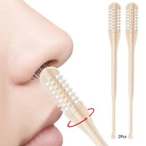 Mini Dual-Sided Nose Hair Trimmer and Ear Spoon Set, High Quality Trimmer, Nasal Hair Knife, Hair Removal Solution, Handheld 360 Degree Rotating Design, Stainless Steel Blades, Portable Safe Comfortable Use