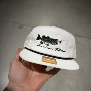 Coike Fishing Hat - All White Black Rope