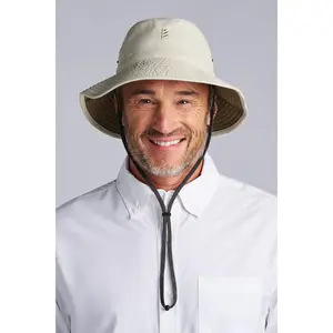 Chase Featherweight Bucket Hat | Stone/Khaki