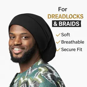 XL Satin Durag for Dreadlocks & Braids – Extra Long Hair Wrap Cap