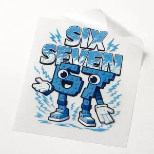 DTF Transfers SIX SEVEN steal a brain rot when you order 7 DTF prints in our shop you get a 8th 1 Free